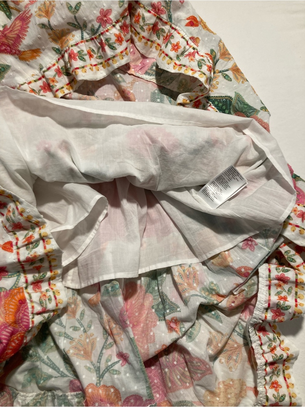 Anthropologie Farm Rio Tiered Floral Maxi Dress Size XL - Picture 11 of 16